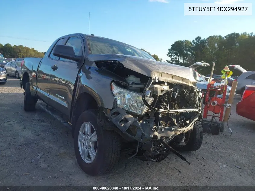 5TFUY5F14DX294927 2013 Toyota Tundra Grade 5.7L V8