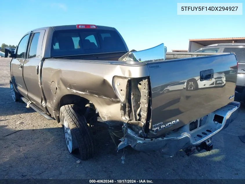 5TFUY5F14DX294927 2013 Toyota Tundra Grade 5.7L V8