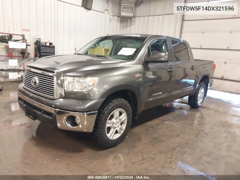 5TFDW5F14DX321596 2013 Toyota Tundra Grade 5.7L V8