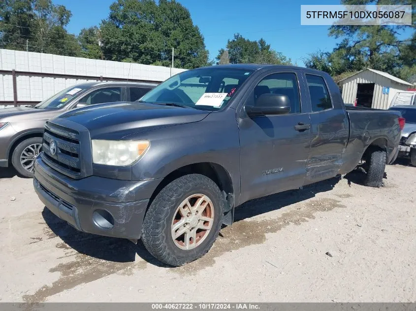 2013 Toyota Tundra Grade 4.6L V8 VIN: 5TFRM5F10DX056087 Lot: 40627222