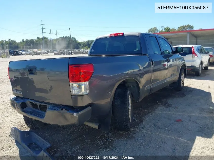 2013 Toyota Tundra Grade 4.6L V8 VIN: 5TFRM5F10DX056087 Lot: 40627222