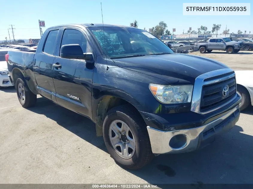 2013 Toyota Tundra Grade 4.6L V8 VIN: 5TFRM5F11DX055935 Lot: 40636404