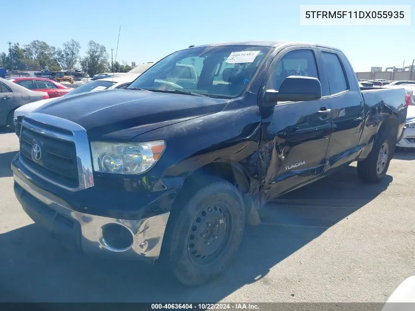 2013 Toyota Tundra Grade 4.6L V8 VIN: 5TFRM5F11DX055935 Lot: 40636404