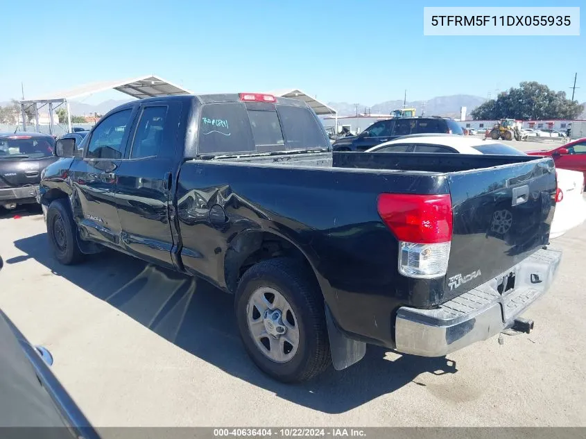 2013 Toyota Tundra Grade 4.6L V8 VIN: 5TFRM5F11DX055935 Lot: 40636404