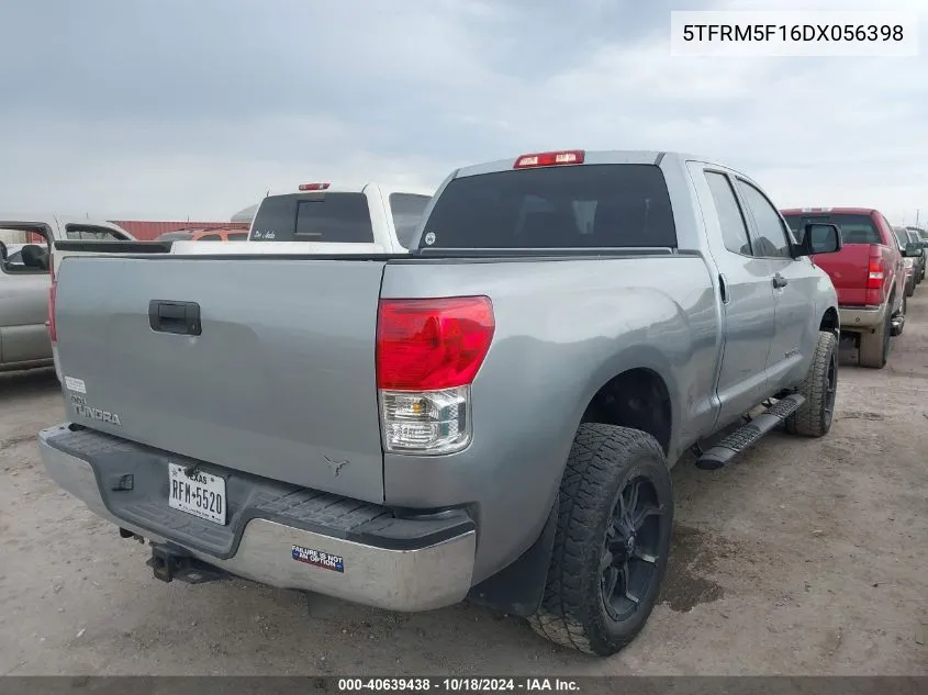 2013 Toyota Tundra Grade 4.6L V8 VIN: 5TFRM5F16DX056398 Lot: 40639438