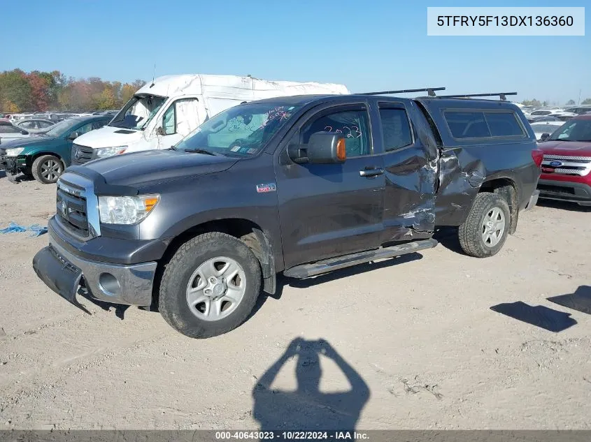 5TFRY5F13DX136360 2013 Toyota Tundra Grade 5.7L V8