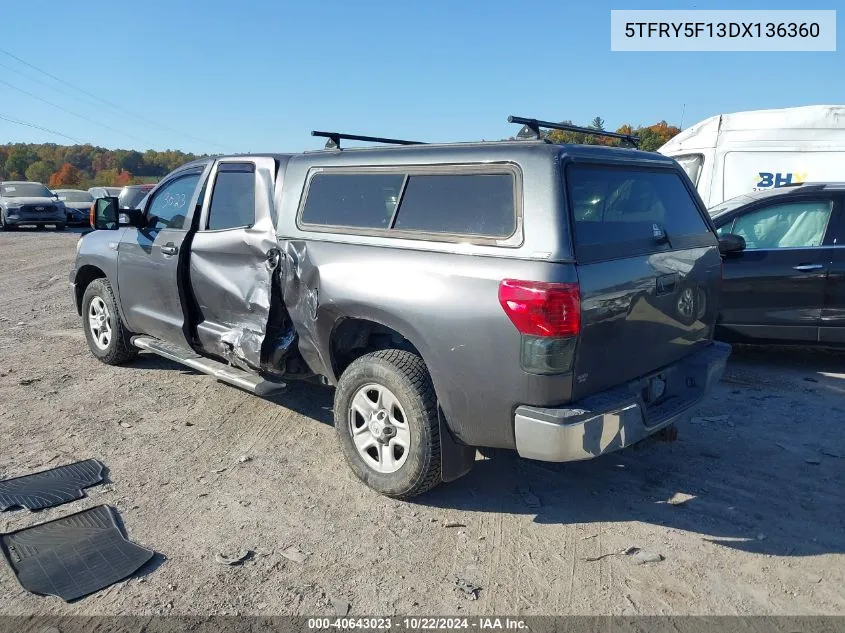 5TFRY5F13DX136360 2013 Toyota Tundra Grade 5.7L V8