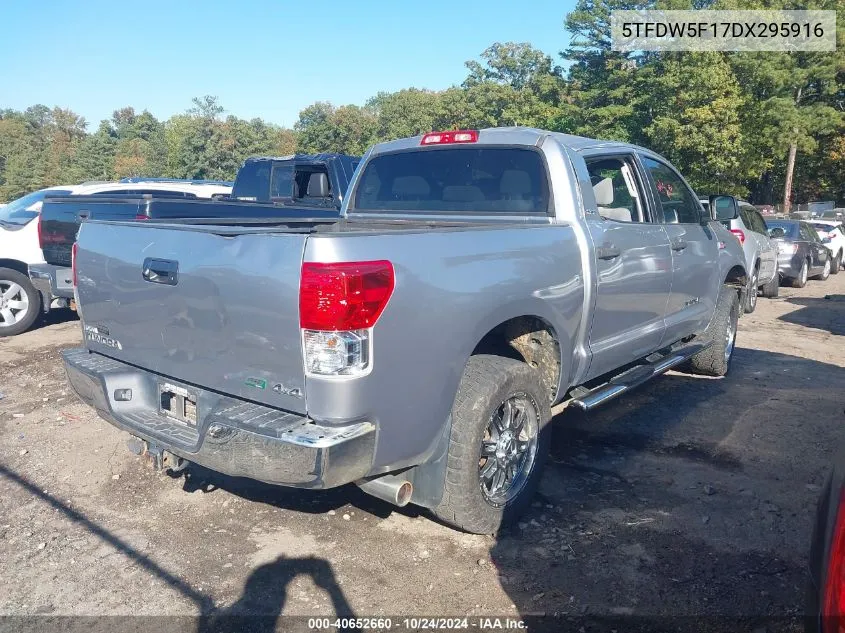 5TFDW5F17DX295916 2013 Toyota Tundra Grade 5.7L V8