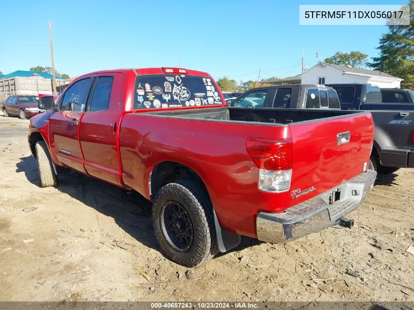 2013 Toyota Tundra Grade 4.6L V8 VIN: 5TFRM5F11DX056017 Lot: 40657243