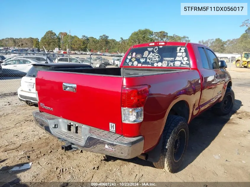 2013 Toyota Tundra Grade 4.6L V8 VIN: 5TFRM5F11DX056017 Lot: 40657243