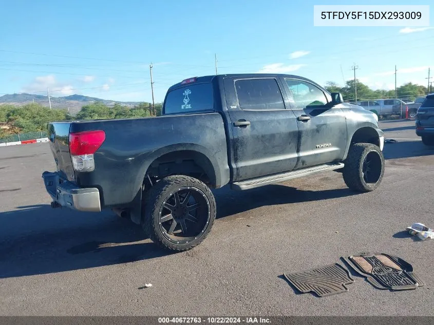 2013 Toyota Tundra Grade 5.7L V8 VIN: 5TFDY5F15DX293009 Lot: 40672763