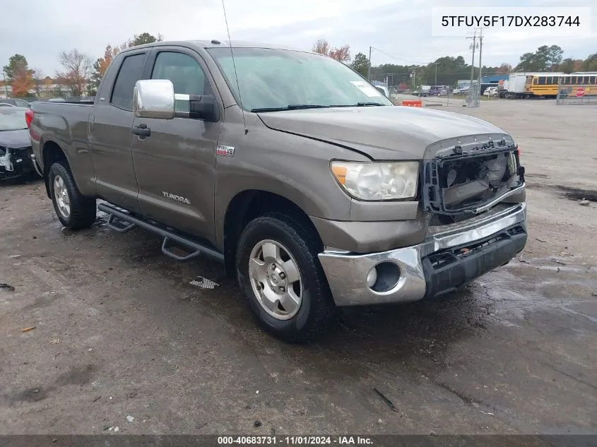 2013 Toyota Tundra Grade 5.7L V8 VIN: 5TFUY5F17DX283744 Lot: 40683731