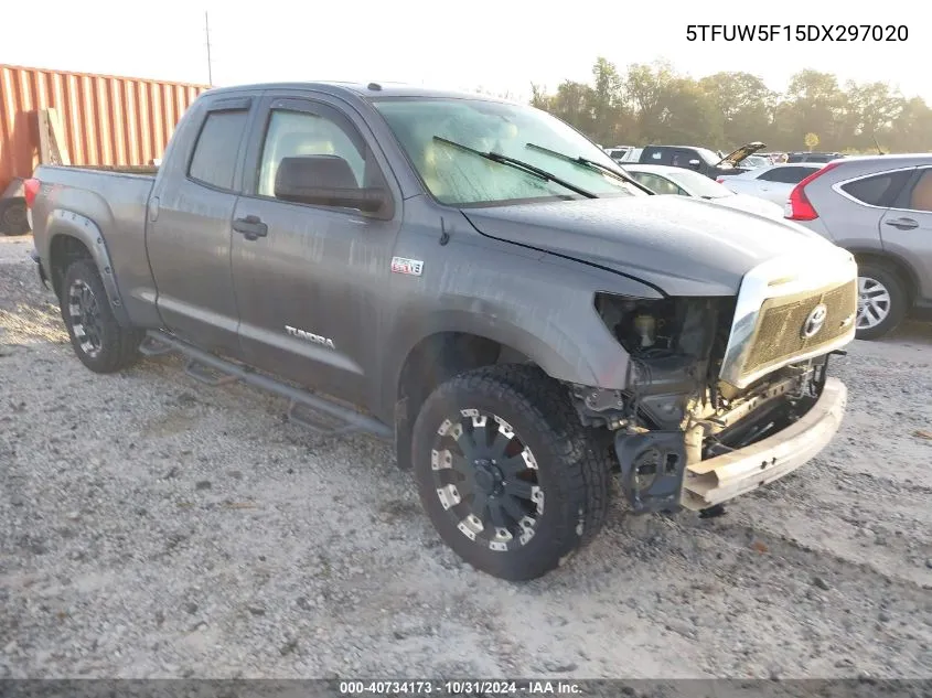 2013 Toyota Tundra Grade 5.7L V8 VIN: 5TFUW5F15DX297020 Lot: 40734173