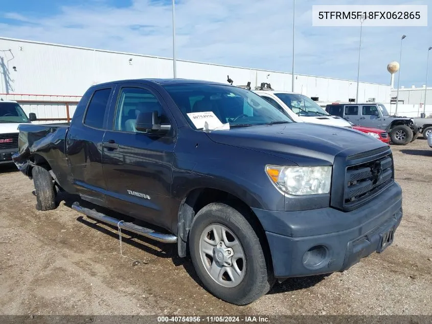 2013 Toyota Tundra Grade 4.6L V8 VIN: 5TFRM5F18FX062865 Lot: 40754956