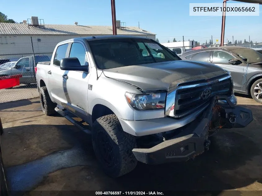 2013 Toyota Tundra Grade 4.6L V8 VIN: 5TFEM5F10DX065662 Lot: 40766597