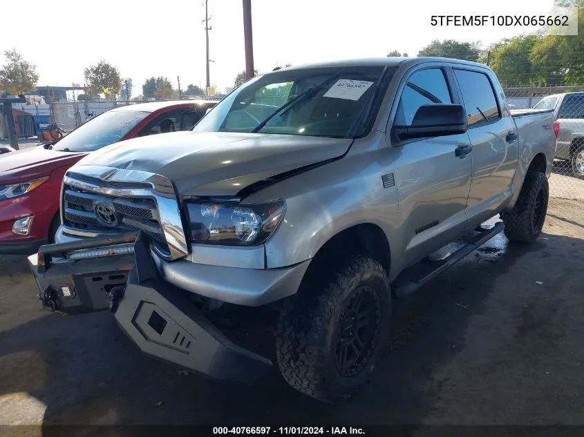 2013 Toyota Tundra Grade 4.6L V8 VIN: 5TFEM5F10DX065662 Lot: 40766597