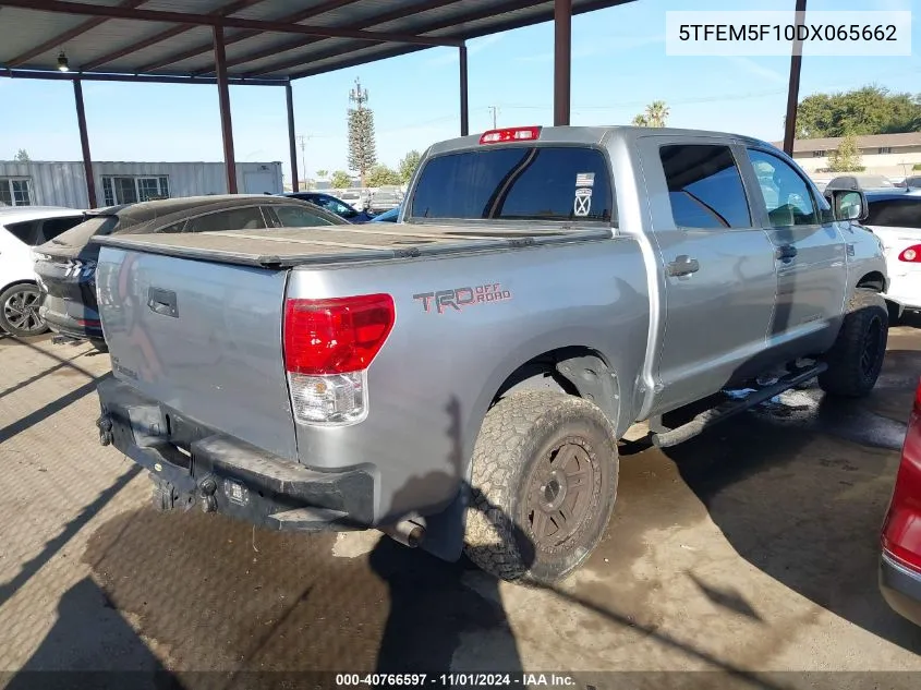 5TFEM5F10DX065662 2013 Toyota Tundra Grade 4.6L V8