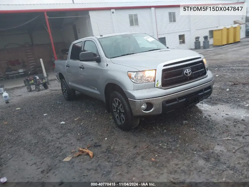 5TFDM5F15DX047847 2013 Toyota Tundra Grade 4.6L V8