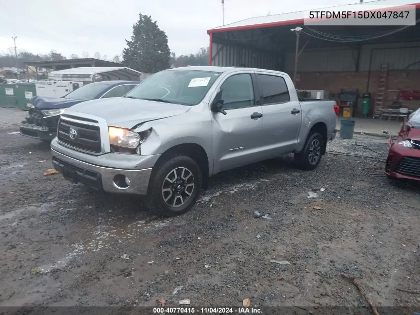 5TFDM5F15DX047847 2013 Toyota Tundra Grade 4.6L V8