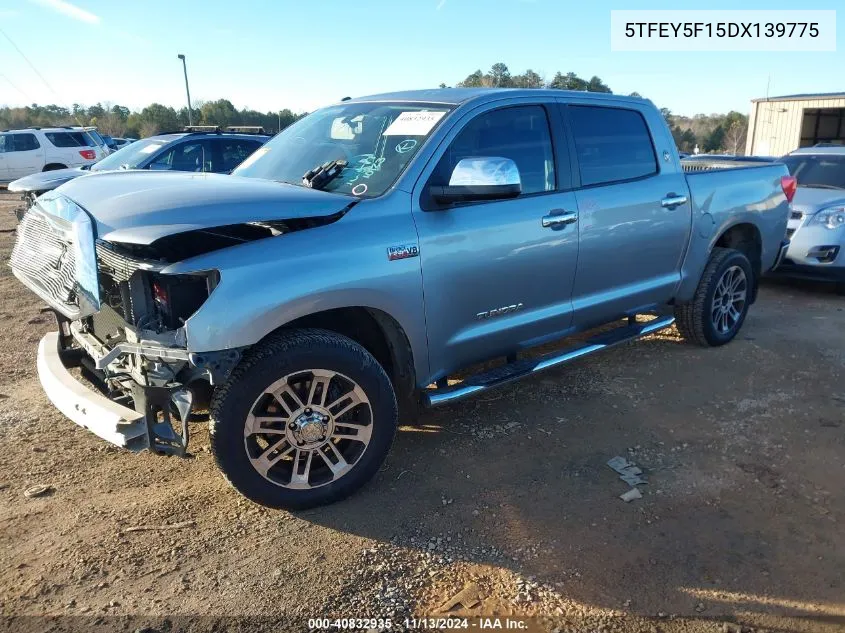 5TFEY5F15DX139775 2013 Toyota Tundra Grade 5.7L V8