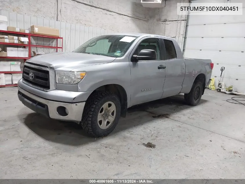 5TFUM5F10DX040451 2013 Toyota Tundra Grade 4.6L V8