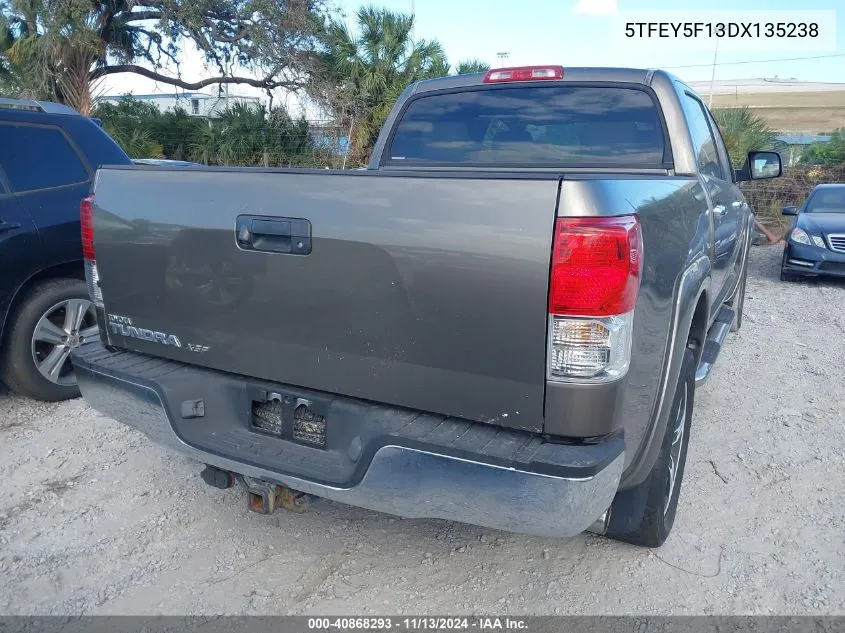 2013 Toyota Tundra Grade 5.7L V8 VIN: 5TFEY5F13DX135238 Lot: 40868293