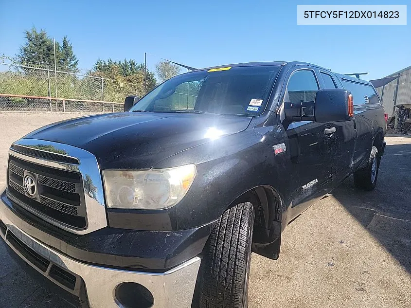 2013 Toyota Tundra Double Cab Sr5 VIN: 5TFCY5F12DX014823 Lot: 40869816