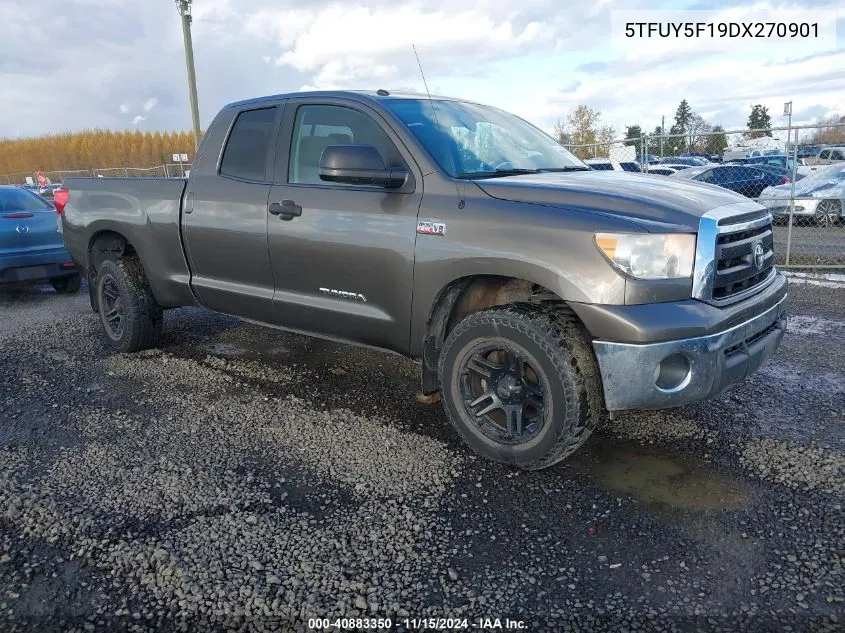 2013 Toyota Tundra Grade 5.7L V8 VIN: 5TFUY5F19DX270901 Lot: 40883350