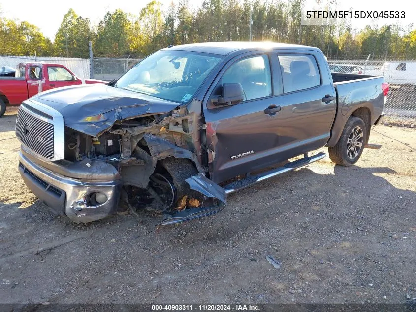 2013 Toyota Tundra Grade 4.6L V8 VIN: 5TFDM5F15DX045533 Lot: 40903311