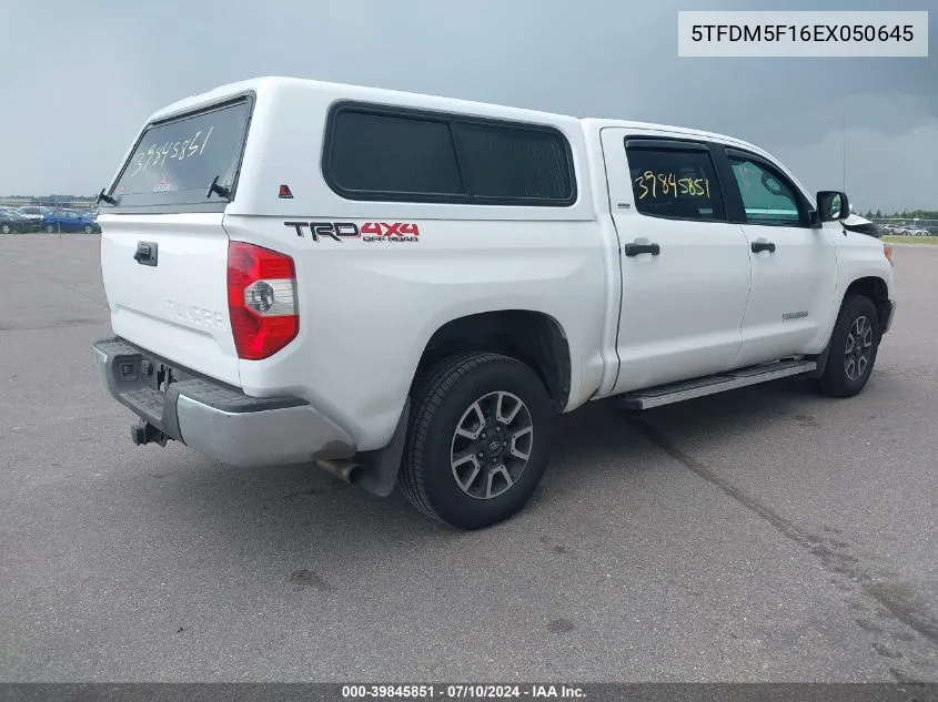 5TFDM5F16EX050645 2014 Toyota Tundra Sr5 4.6L V8