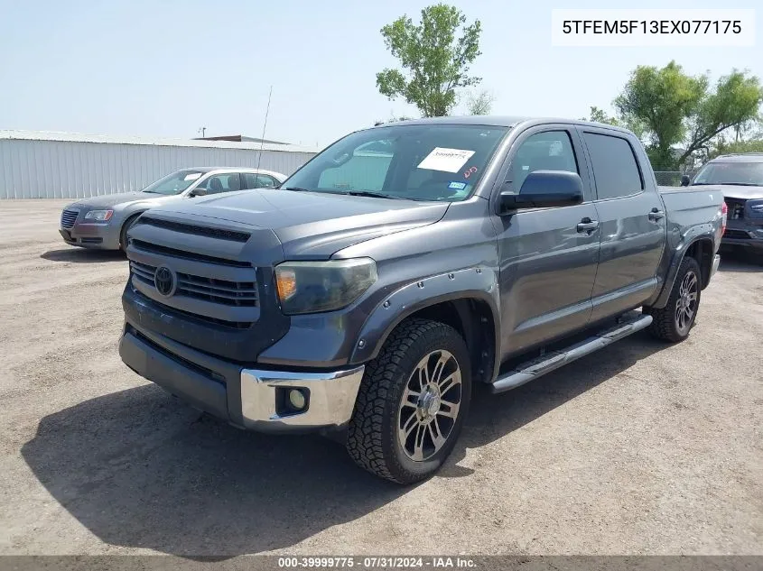 5TFEM5F13EX077175 2014 Toyota Tundra Sr5 4.6L V8