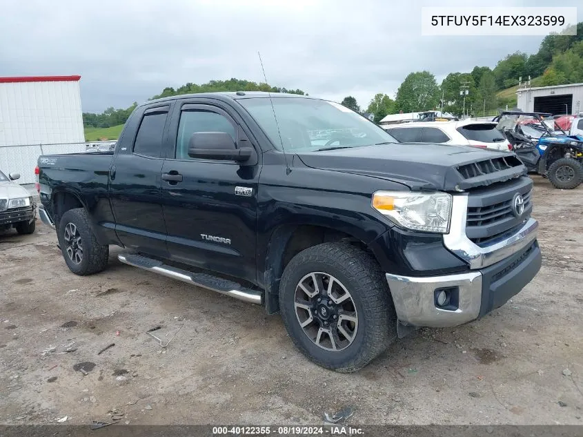 2014 Toyota Tundra Sr5 5.7L V8 VIN: 5TFUY5F14EX323599 Lot: 40122355