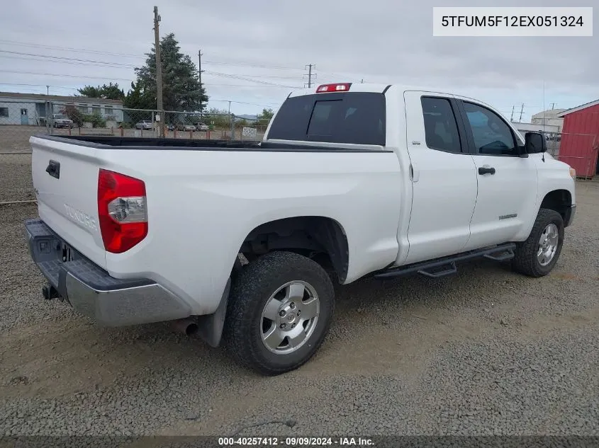 2014 Toyota Tundra Sr5 4.6L V8 VIN: 5TFUM5F12EX051324 Lot: 40257412