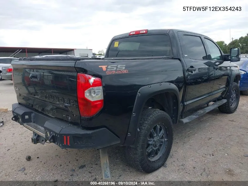 5TFDW5F12EX354243 2014 Toyota Tundra Sr5 5.7L V8