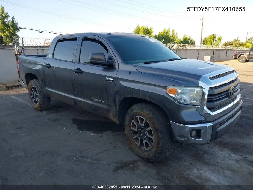 2014 Toyota Tundra Sr5 5.7L V8 VIN: 5TFDY5F17EX410655 Lot: 40302852