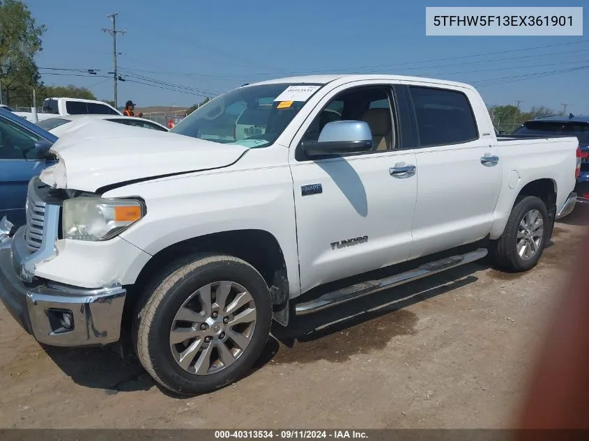 5TFHW5F13EX361901 2014 Toyota Tundra Crewmax Limited