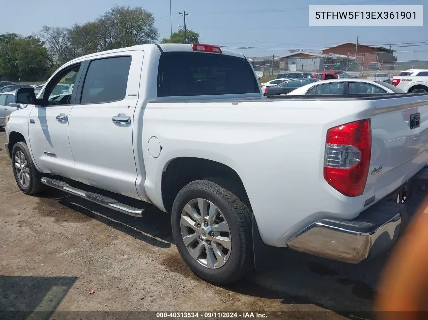 5TFHW5F13EX361901 2014 Toyota Tundra Crewmax Limited