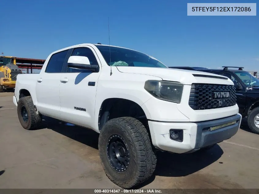 5TFEY5F12EX172086 2014 Toyota Tundra Sr5 5.7L V8