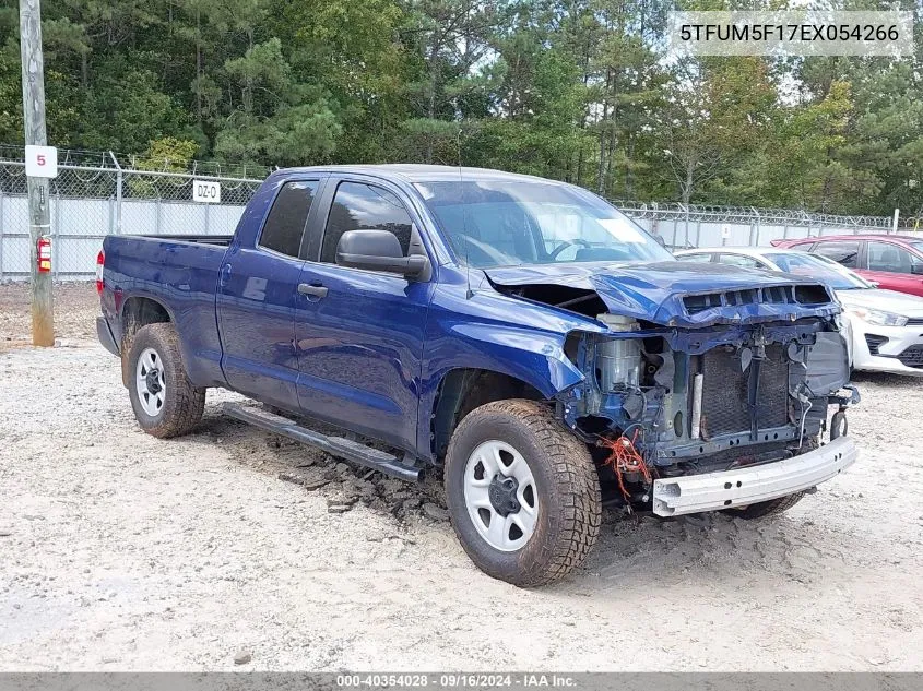 2014 Toyota Tundra Sr 4.6L V8 VIN: 5TFUM5F17EX054266 Lot: 40354028