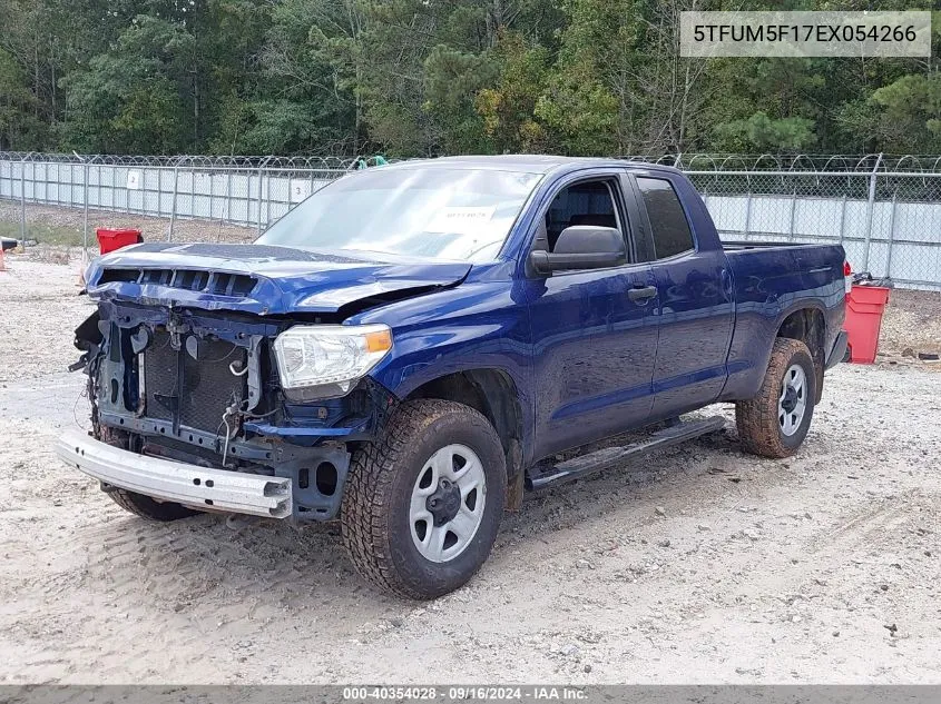 2014 Toyota Tundra Sr 4.6L V8 VIN: 5TFUM5F17EX054266 Lot: 40354028