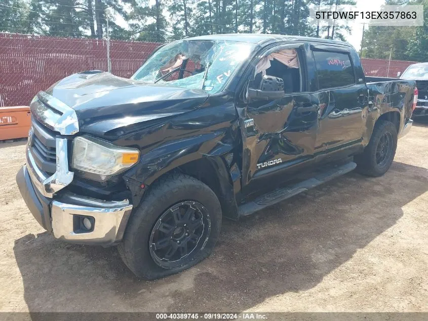 2014 Toyota Tundra Sr5 5.7L V8 VIN: 5TFDW5F13EX357863 Lot: 40389745