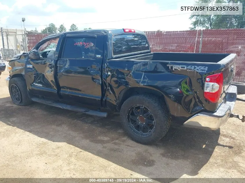 2014 Toyota Tundra Sr5 5.7L V8 VIN: 5TFDW5F13EX357863 Lot: 40389745