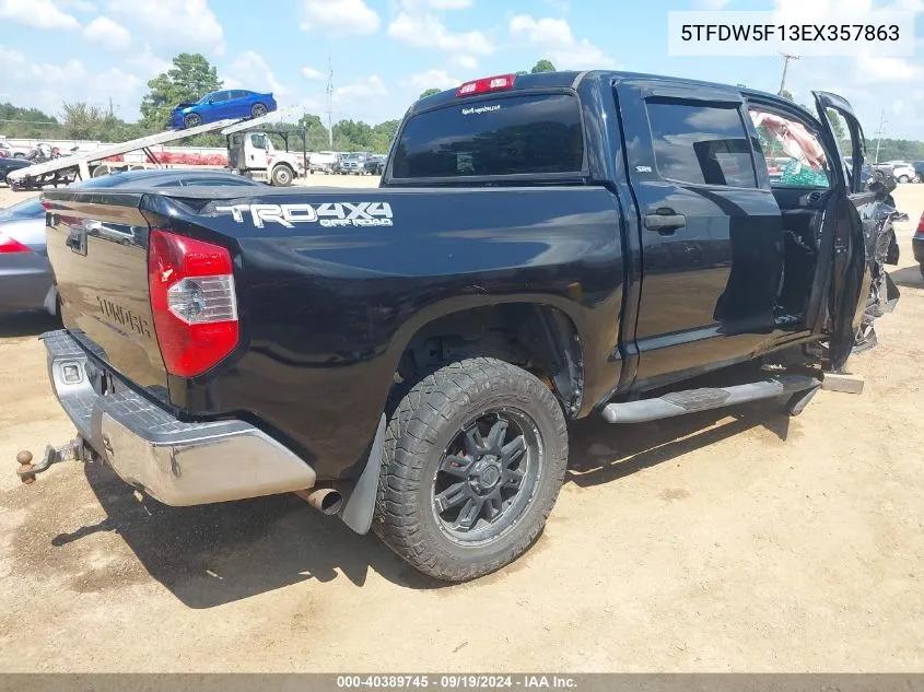 2014 Toyota Tundra Sr5 5.7L V8 VIN: 5TFDW5F13EX357863 Lot: 40389745