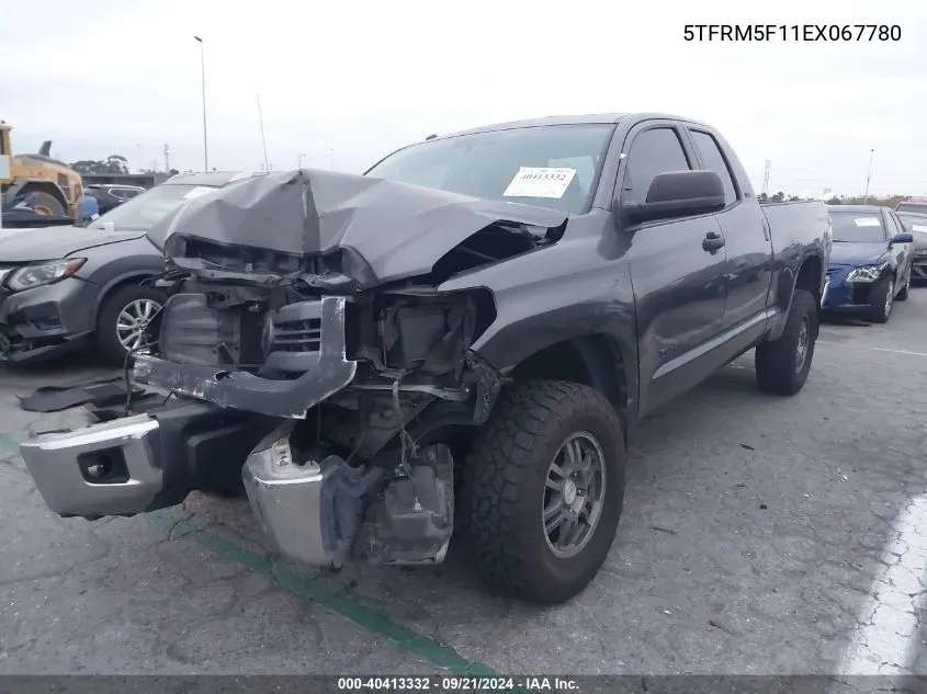 5TFRM5F11EX067780 2014 Toyota Tundra Sr5 4.6L V8