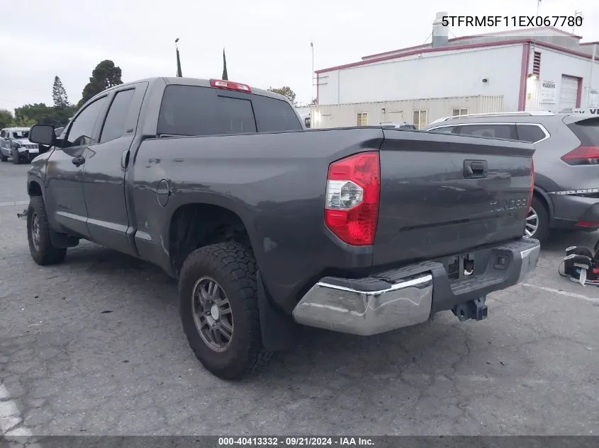 2014 Toyota Tundra Sr5 4.6L V8 VIN: 5TFRM5F11EX067780 Lot: 40413332