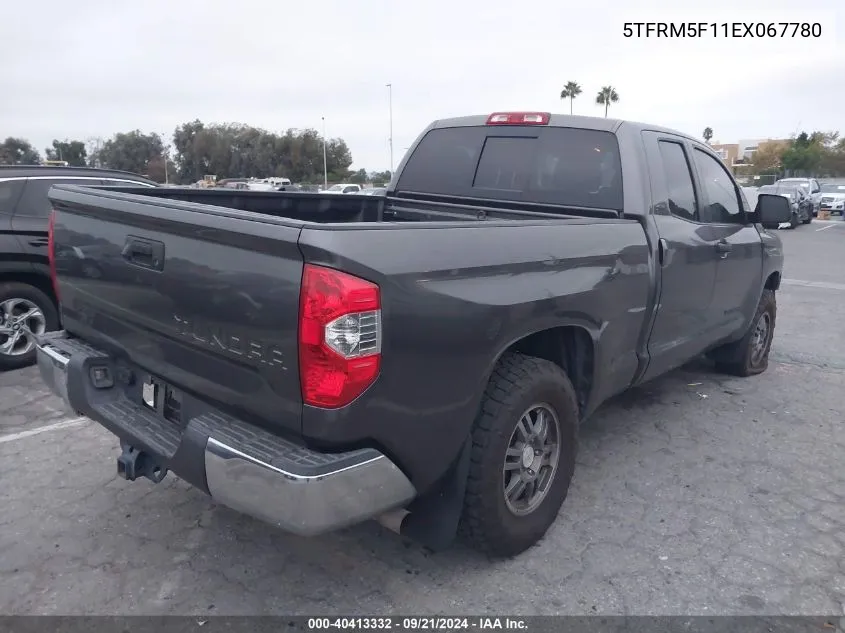 2014 Toyota Tundra Sr5 4.6L V8 VIN: 5TFRM5F11EX067780 Lot: 40413332