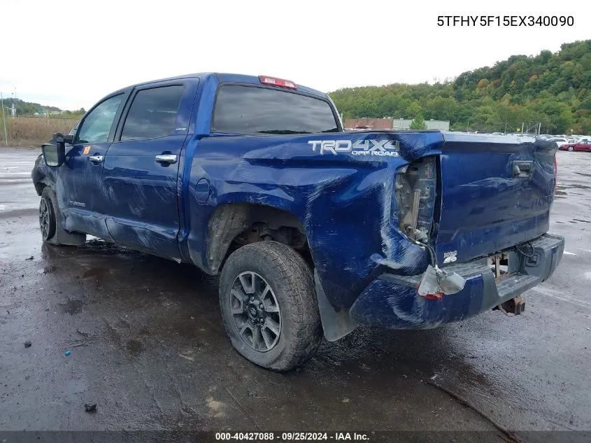 5TFHY5F15EX340090 2014 Toyota Tundra Limited 5.7L V8