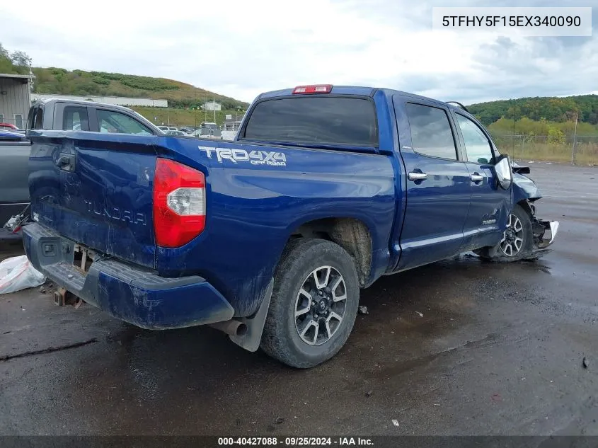 5TFHY5F15EX340090 2014 Toyota Tundra Limited 5.7L V8