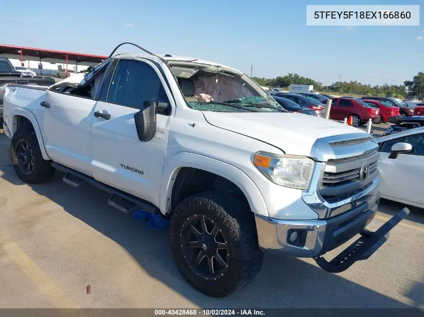 2014 Toyota Tundra Sr5 5.7L V8 VIN: 5TFEY5F18EX166860 Lot: 40428468