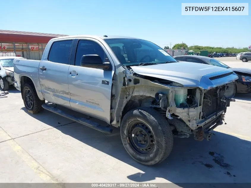 2014 Toyota Tundra Sr5 5.7L V8 VIN: 5TFDW5F12EX415607 Lot: 40429317